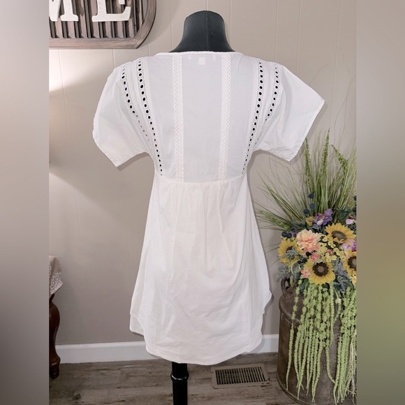 Marissa Webb • Eyelet Pintuck Minidress - Picture 8 of 15
